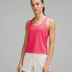 Lululemon Fluid Wave Lip Gloss/Hot Heat Swiftly Tank Race Length 6